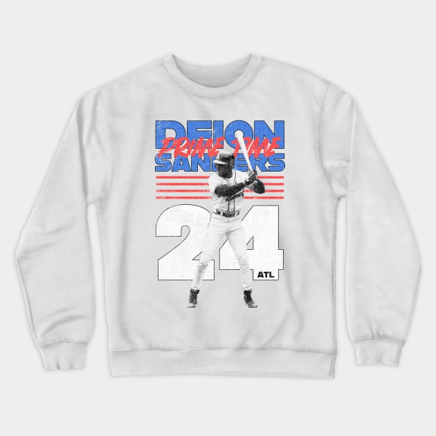 Deion Braves 01 Crewneck Sweatshirt by KC Designs